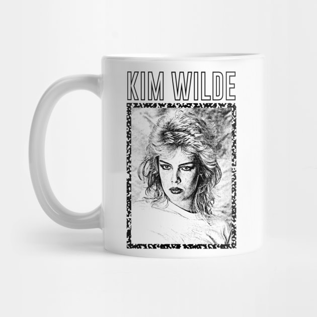 Kim Wilde //  Retro 80s Aesthetic Design by DankFutura